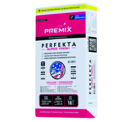 PREMIX PERFEKTA Q4 AIRLESS (20КГ) ТОНКАЯ ПОЛИМЕРНАЯ СФ ШПАТЛЕВКА